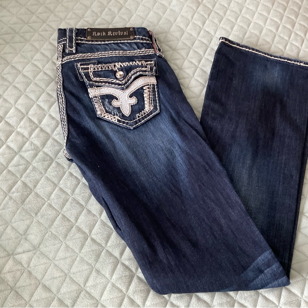 Rock Revival Serena bootcut jeans.